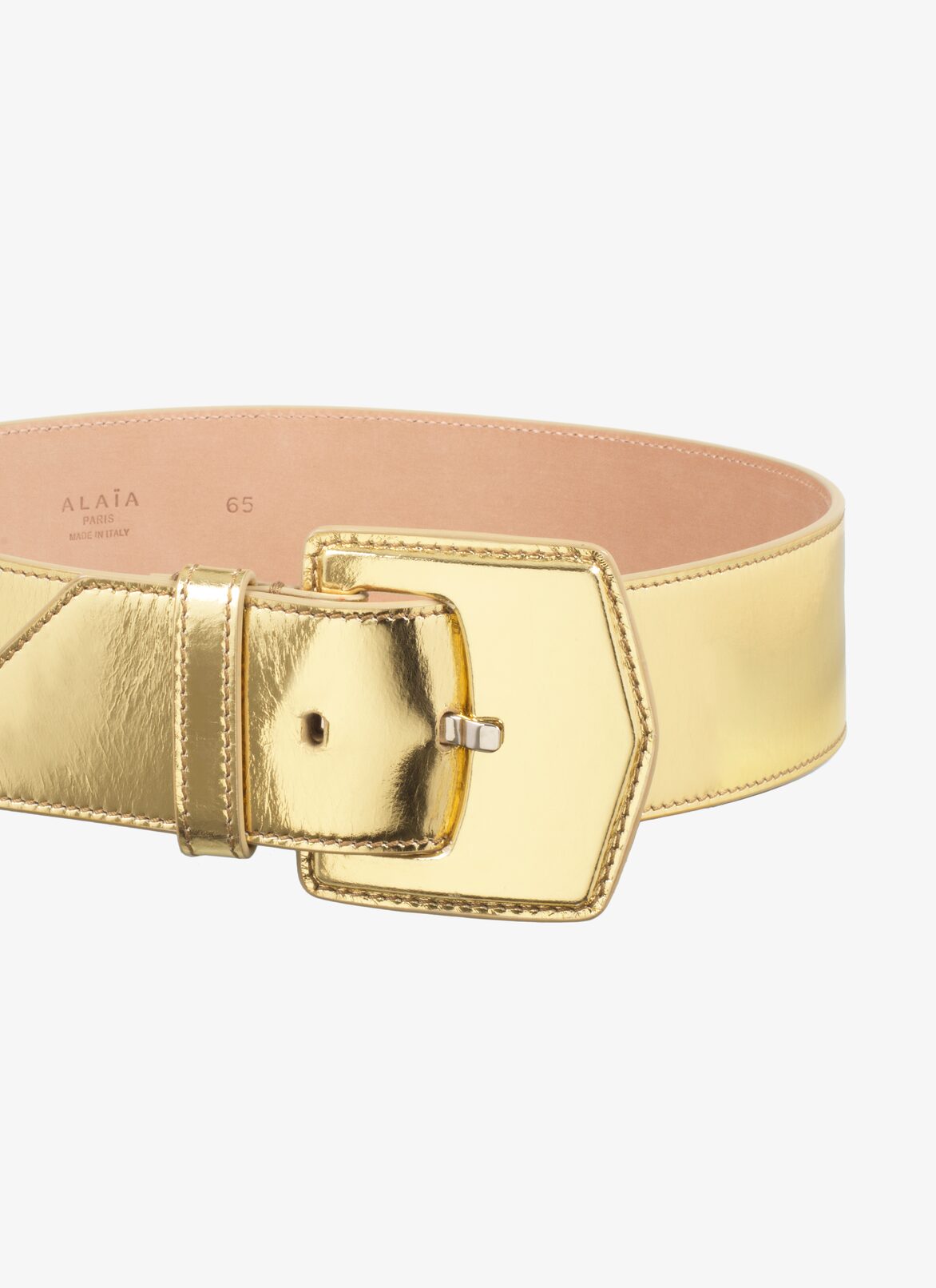 BELT CUIR METAL GOLD ALAÏA GOLD BELT CUIR METAL GOLD